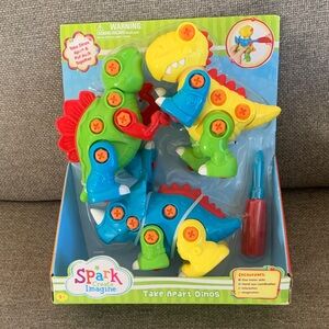 Spark Create Imagine Take Apart Dinos Educational Toy Dinosaur Playset